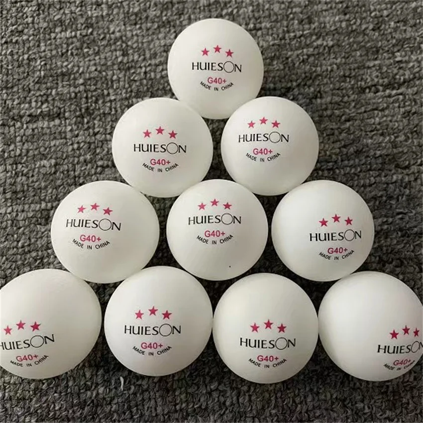 Huieson 3 Star 20~100 Stück Tischtennisbälle Neues Material ABS 40+ Professionelle Tischtennisbälle Tischtennis für Wettbewerb – Detail 8