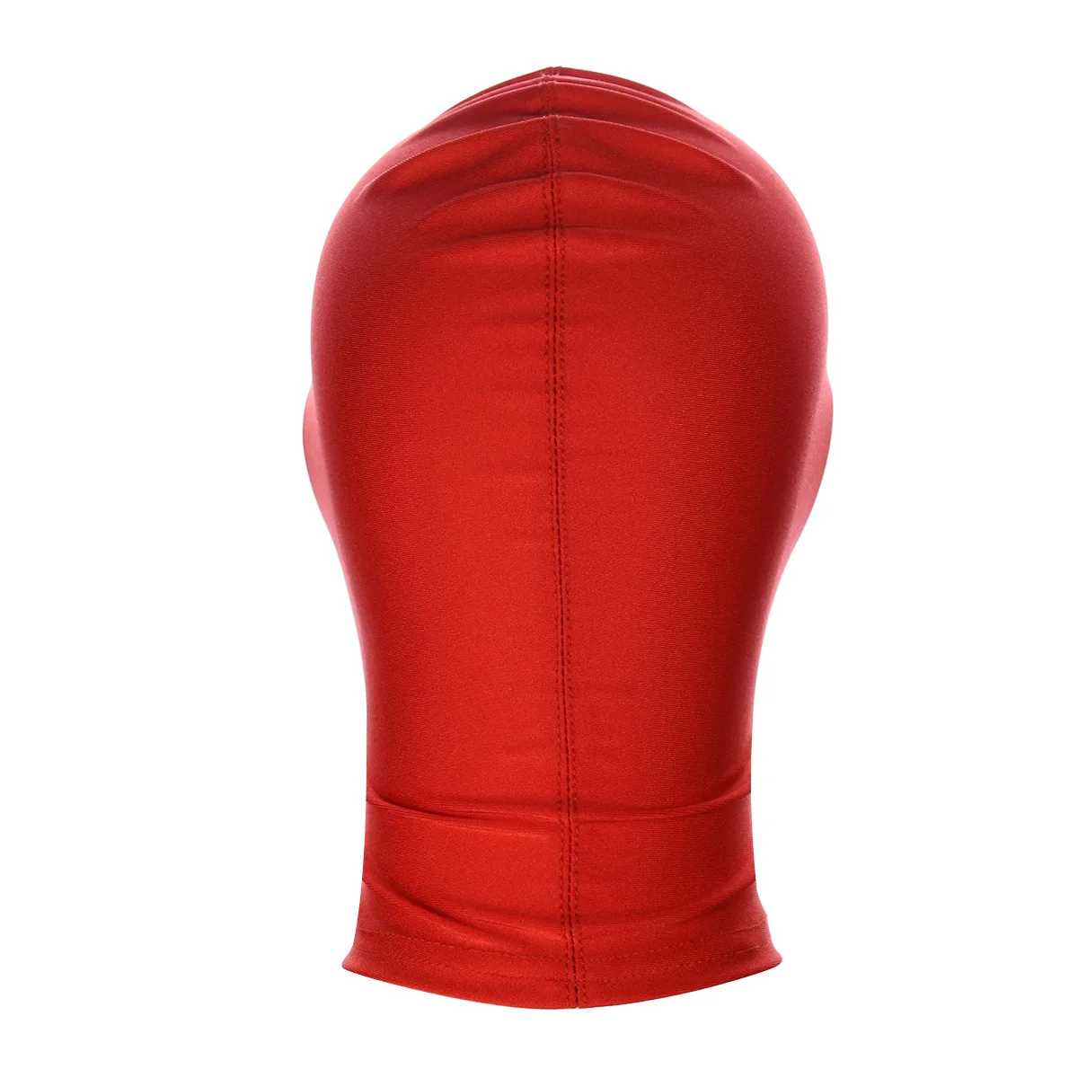 Rode Elasticiteit Bivakmuts Cap Unisex Fetish Volgelaatsmasker Standaard Naadloze Bondage Kap voor Cosplay Party Hat Tactische Games