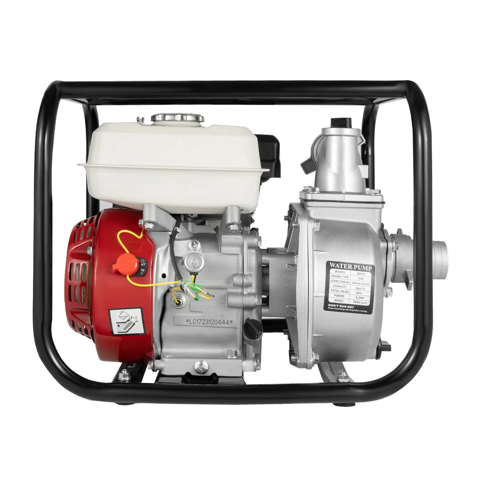 4.8KW Water Pump 4-stroke Gasoline Pumping for Agricultural Irrigation, Treatment of Industrial Wastewater