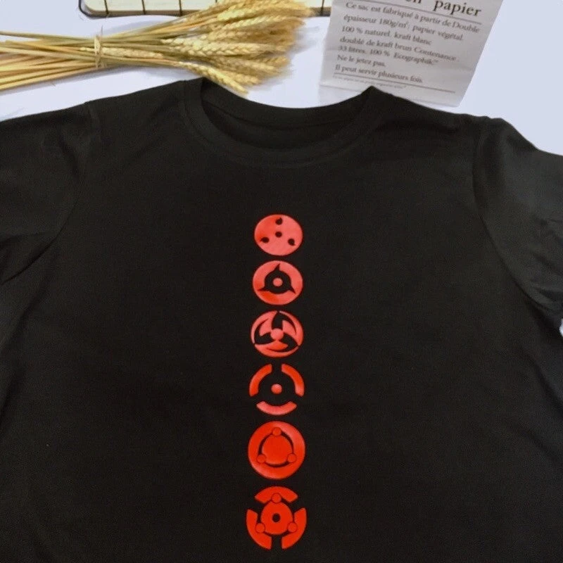 

Naruto Manga Anime Cartoon Streetwear Microfiber Dri-Fit Polyester Trend Street Short Sleeve Men T-Shirt Women Kids Top