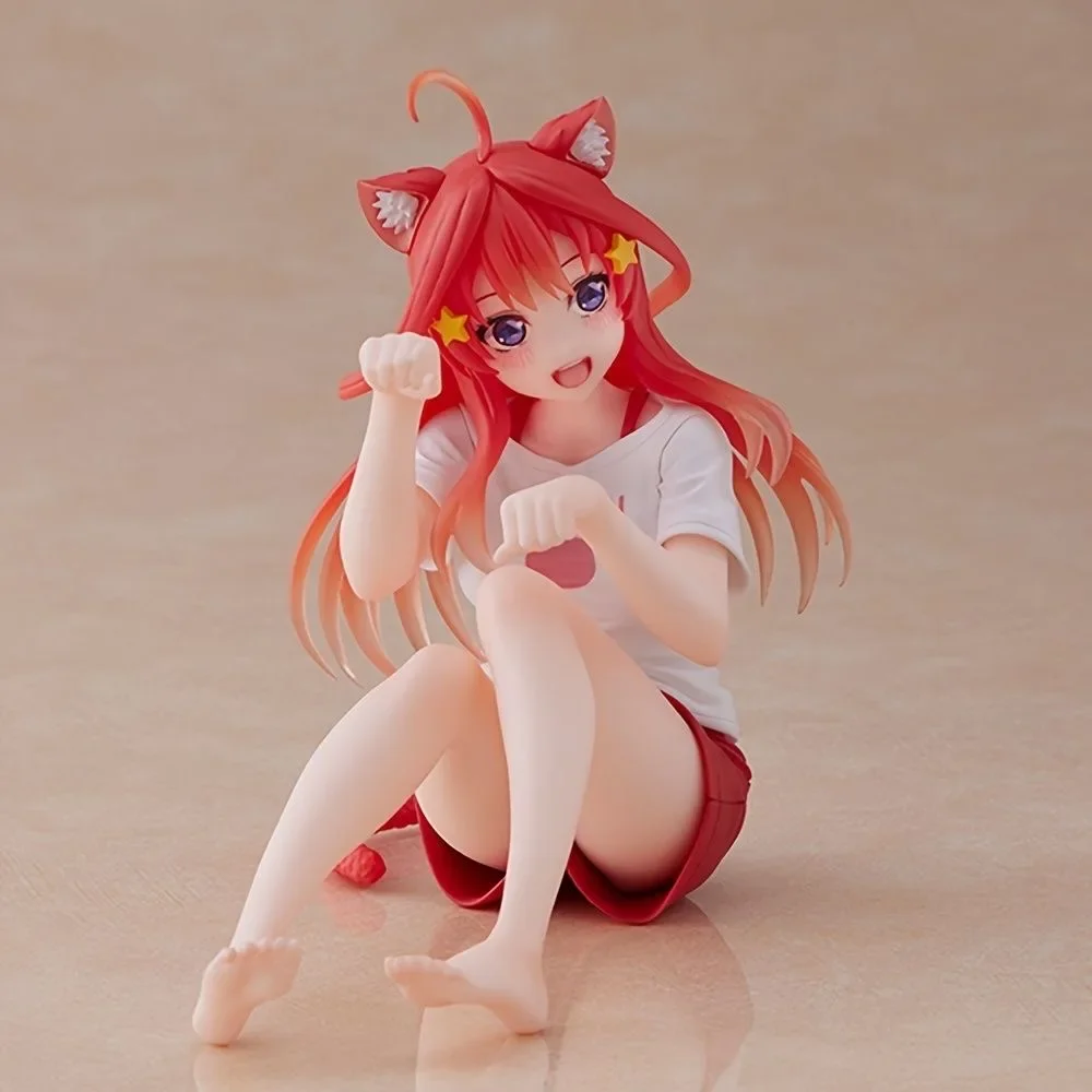 The Quintessential Quintuplets 12CM Action Figure Cos Cat Nakano Ichika Nino Miku Yotsuba Itsuki Doll Anime Figures Model Toys