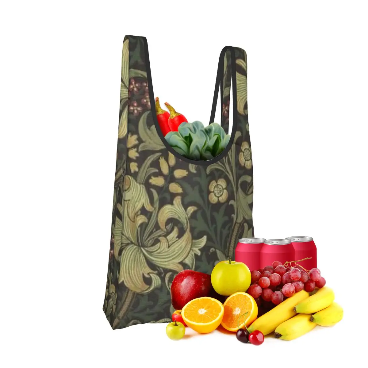 

William Morris Bullerswood Сумка для покупок Портативные сумки-тоут Многоразовая сумка-шоппер на плечо Сумка для продуктов