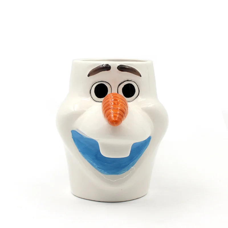 3D Olaf Mug Action Figure Toys Olaf Cup Birthday Gift For Kids Girls