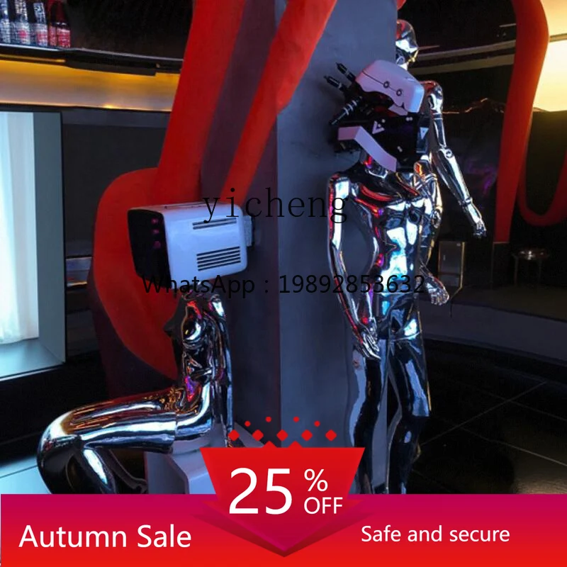 

Mechanical Ji Sculpture Muse Large Sci-Tech Figure Ornament Trend Decoration