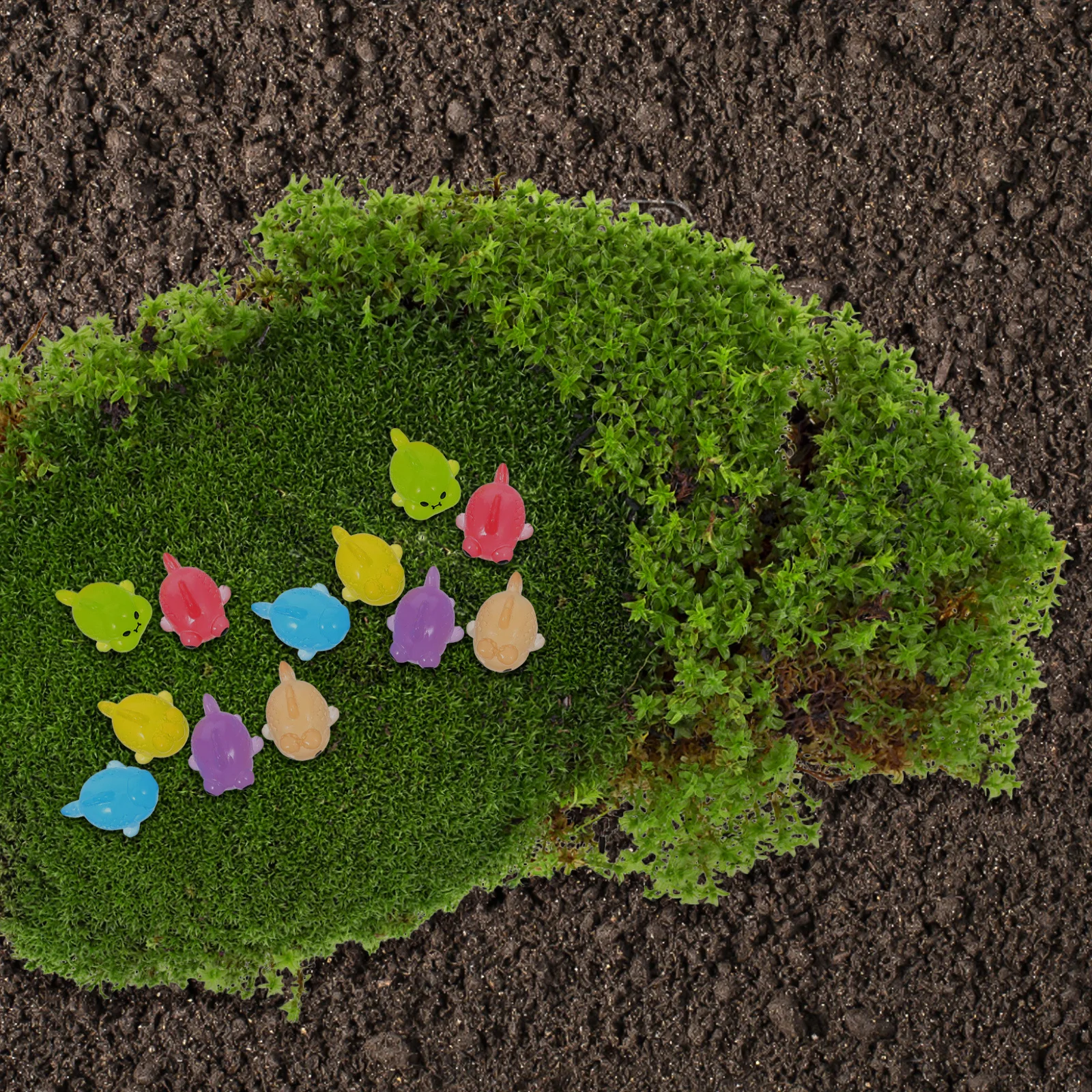 

18pcs Night Glow Mini Resin Fish Luminous Goldfish Figurines, Small Marine Animal Ornaments For Aquarium Tank Decor, Cute