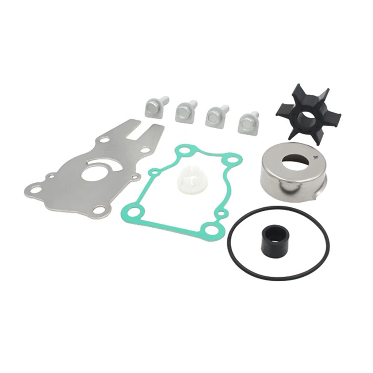 63DW0078 Water Pump Impeller Kit for Yamaha 40 50 60 HP 2 Stroke and 4 Stroke 1995-UP Outboard Motors 6BG-W0078-00