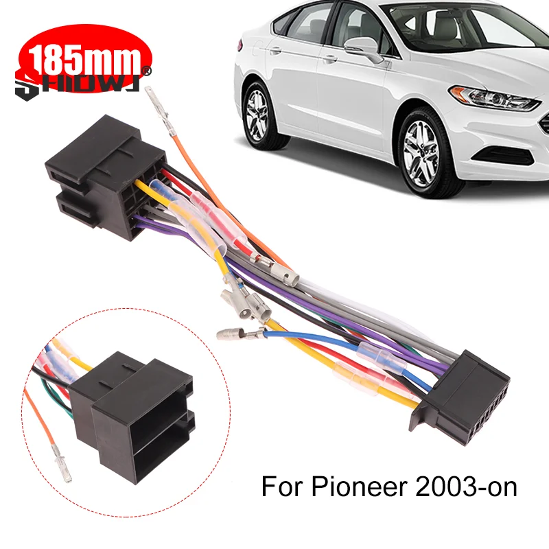 

Соединительный кабель жгута проводов стандартной ISO аудиосистемы Pioneer для автомобиля
