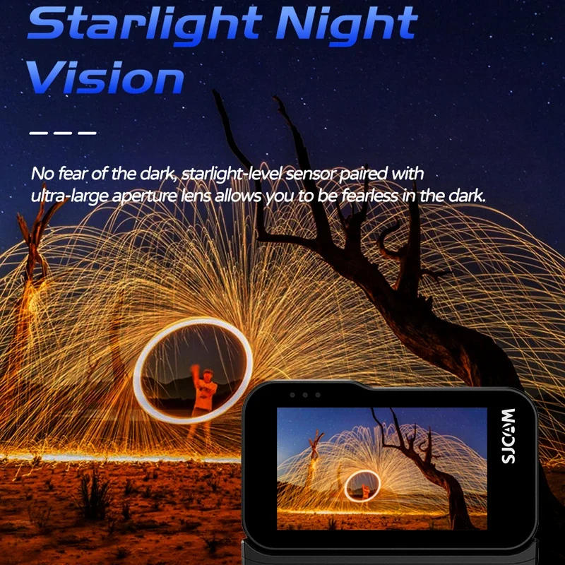 SJCAM SJ20 Dual Lens Dual Camera 4K Action Camera Waterproof 5G WiFi Touch Screen Outdoor Actions Camera Sports Helmet