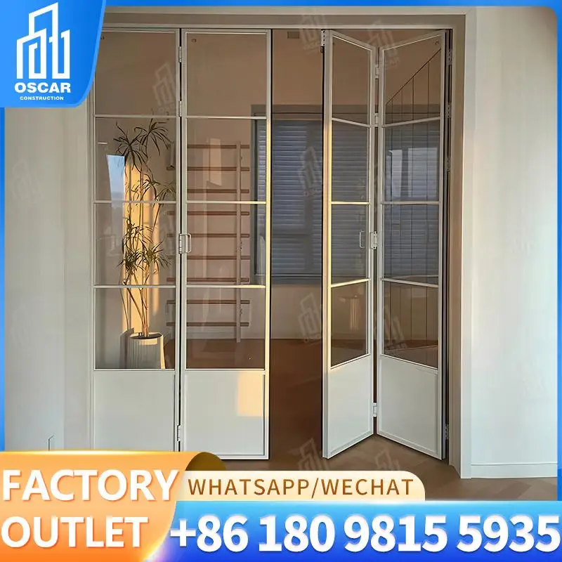 

Customizable Bifold Folding Doors Ideal for European Commercial Spaces Factory Made Bifold Door