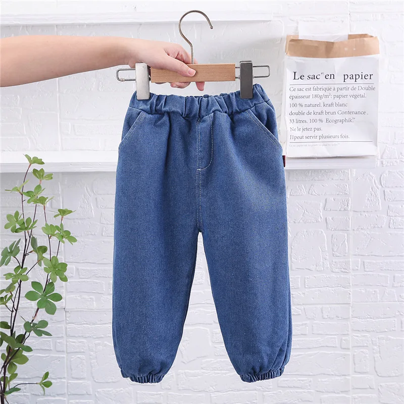 2023 Spring Autumn Children Clothes Boys Suit Denim Pullover Tops + Jeans Pants 2Pcs/Set Infant Casual Outfits Kids Sportswear