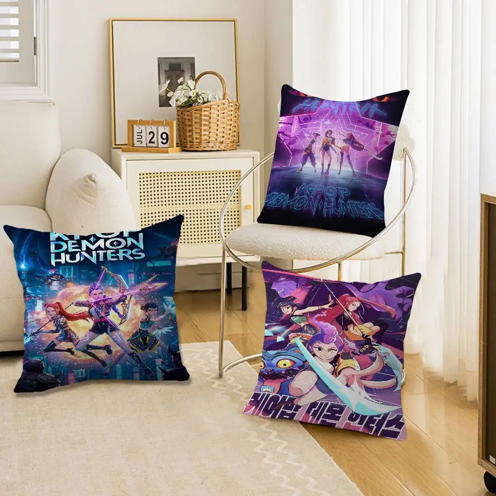 Kpop D-Demon H-Hunters Personalized Pillow Cover Kids Bedroom Wild Party Decor Pillowcase kid Birthday shower Gift