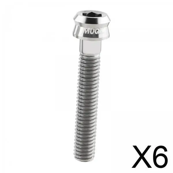 

Road Bike Titanium Stem Screw Lightweight Headset Cap Bolt Rust Resistant Accessory for MTB and BMX Bicycles