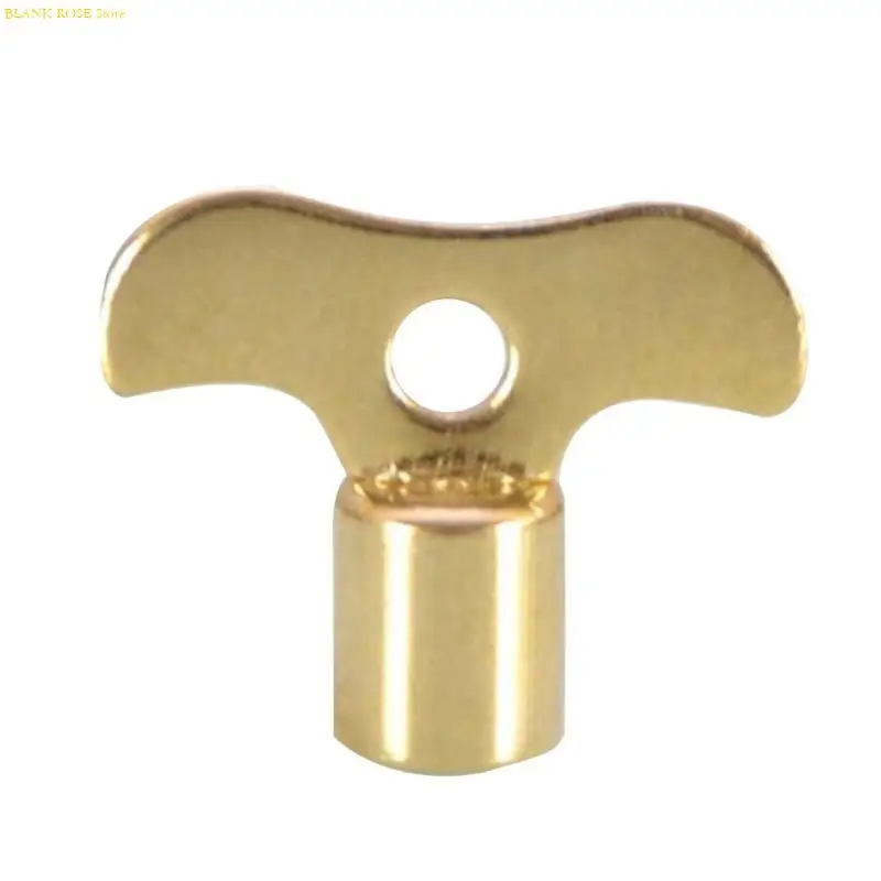 K1AE Key For Water Tap Solid Brass Special Lock New Radiator Plumbing Bleeding Keys Square Socket Hole Water Tap Faucet Key