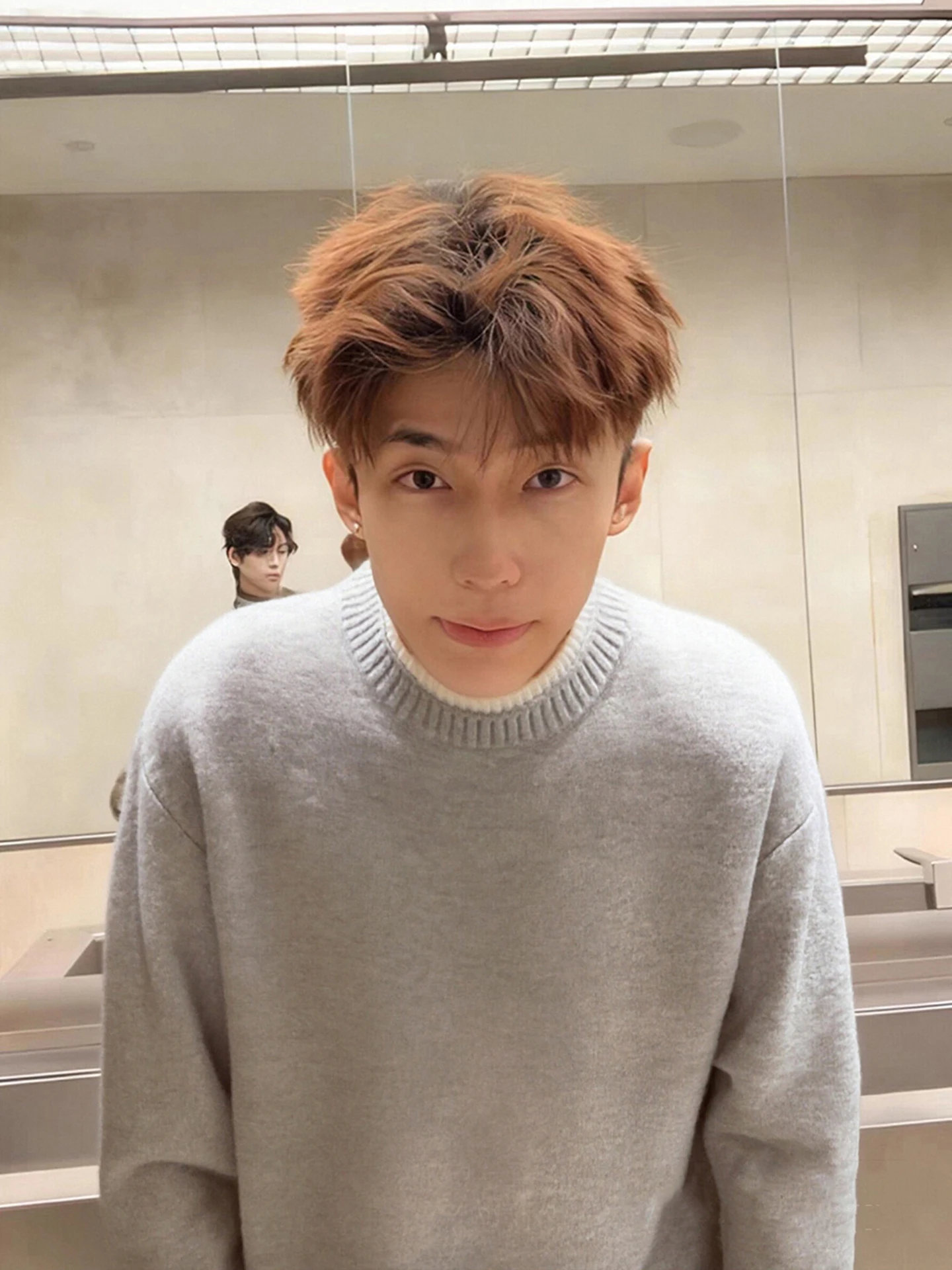 

Мужской утепленный трикотажный джемпер с круглым вырезом, повседневный зимний базовый слой, американский стиль, свободный крой, длинный рукав