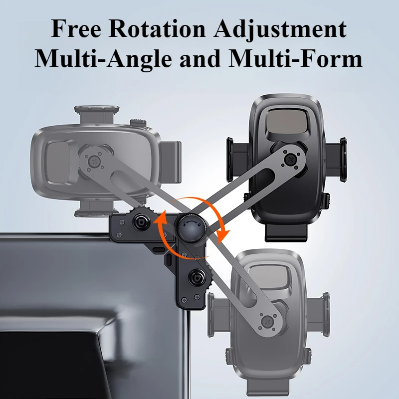 

Автомобильный держатель телефона Hipacool, универсальный автомобильный экран для Tesla Model 3 Y 360 ° Поворотный кронштейн автомобильных аксессуаров для iPhone