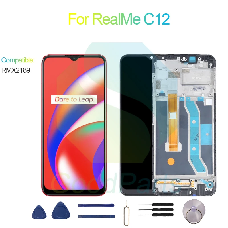 

For RealMe C12 Screen Display Replacement 1600*720 RMX2189 C12 LCD Touch Digitizer