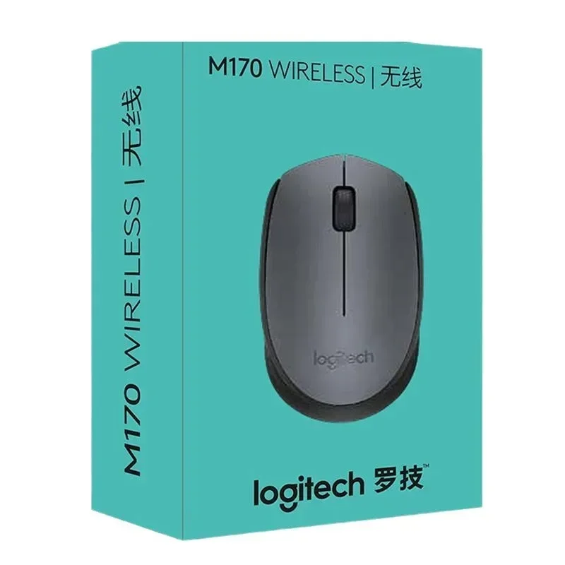 Logitech M171 Beidhändig schwarze kabellose optische Maus 1000 DPI USB RF Computerzubehör