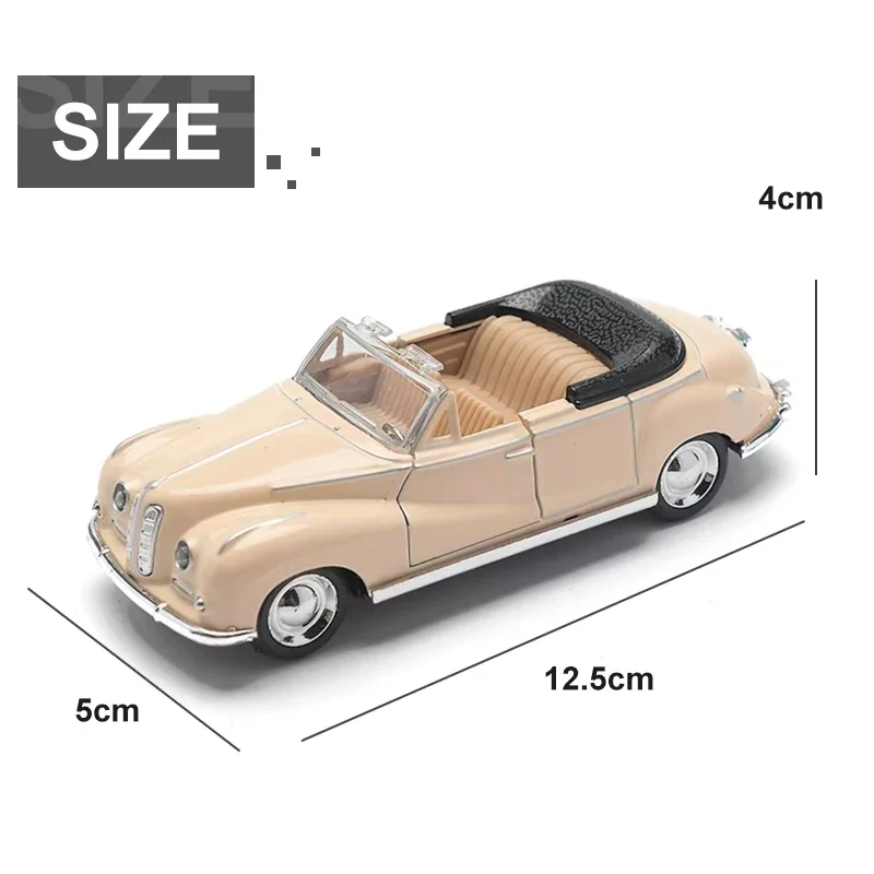 Modèle de voiture classique en alliage, jouets pour enfants, ornements de voiture, modèle de voiture rétractable pour garçon, moulé sous pression, éducatif