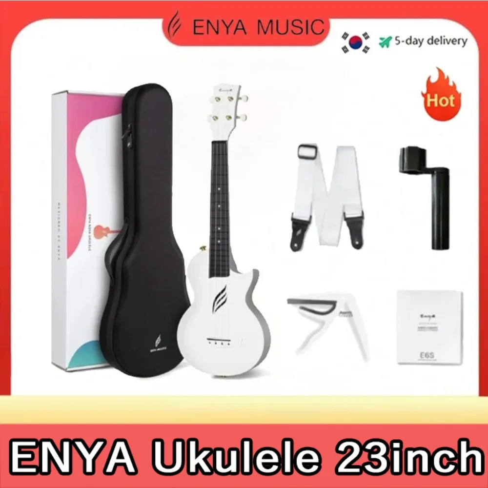 

Enya Nova-Ukulele Intelligent Acoustic Guitar, 4 Strings, Carbon Fiber, Beginner Instrument, 23", U, 23"