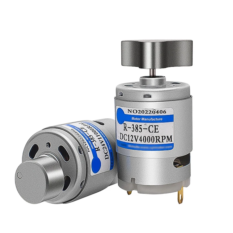 RF385 miniature single shaft dual shaft vibration motor motor 12v24v small high torque adjustable high and low speed motor