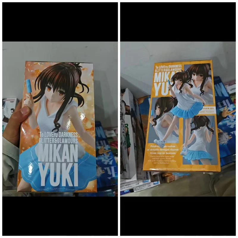 

Original Bandai Namco Banpresto Tolove Yuuki Mikan Glitter&glamours 21Cm Collector New and Unopened Anime Figure Model Toy Gift