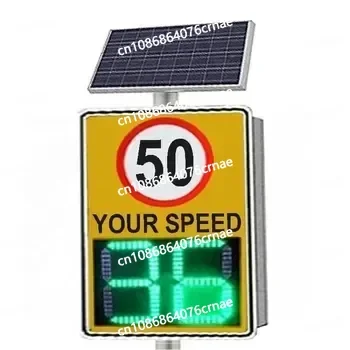 

Solar Powered Radar Sensors Controlled Traffic Speed Sign Solar Powered Limit Signs Radar Detector