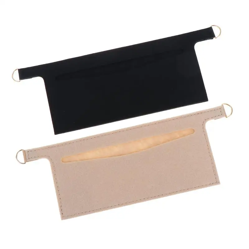 Felt Wallet Insert For Chain Strap Durable With D Rings Purse Insert Organizer Women Crossbody Convert Liner Insert