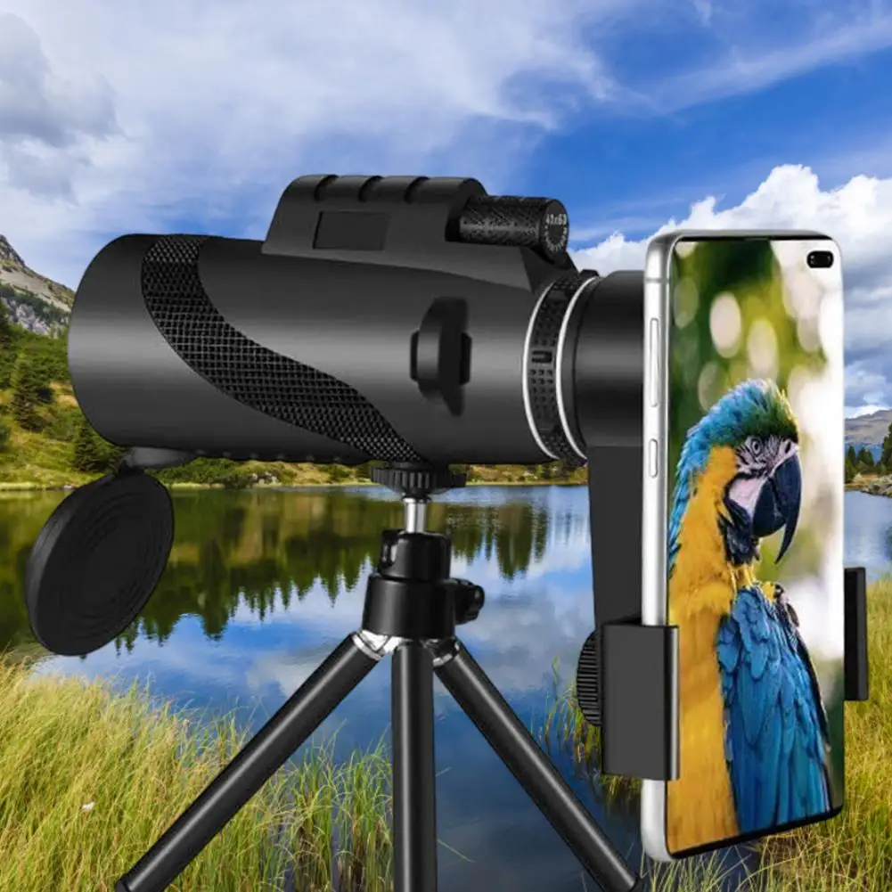 Telescope 1 Set Practical Lens Barrel Focusing BAK4 Prism  Good Toughness Outdoor Monoculars for Outdoor