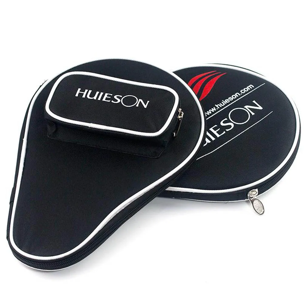 

Большой чехол для ракетки для настольного тенниса, черная профессиональная сумка для хранения для мужчин и женщин, портативный простой дизайн, защитный аксессуар