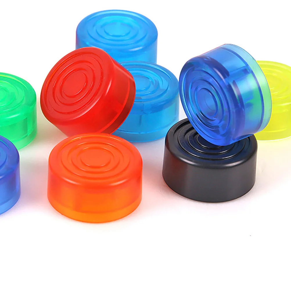 

6 PCS Effect Pedal Cap Protection Foot Guitar Button Toppers Accessories Caps Footswitch Hat