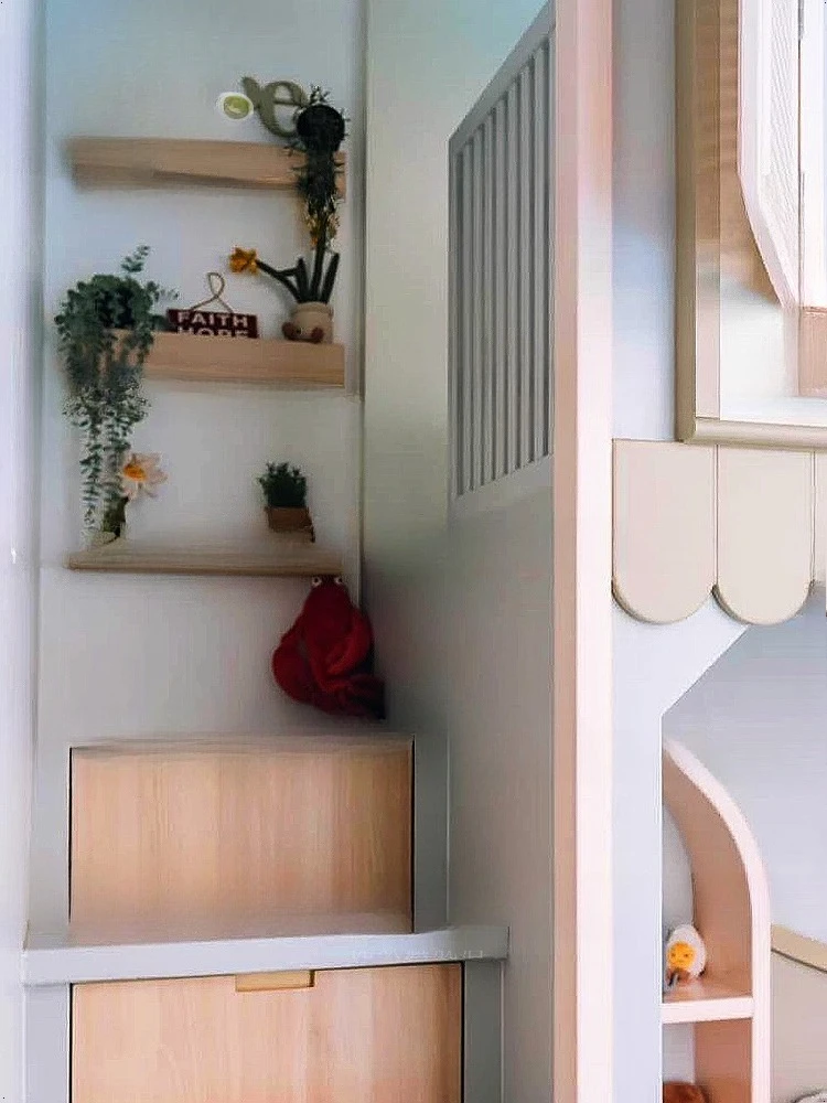 سرير الأطفال الإبداعي سرير منزل صغير، الأولاد والبنات على وخارج ب ed