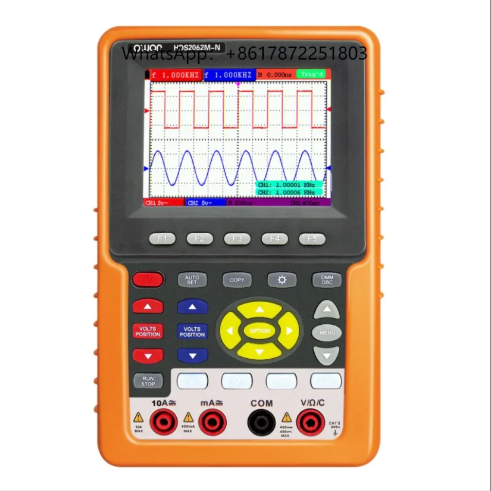 

HDS2062M-N Handheld Dual Channel Digital Oscilloscope