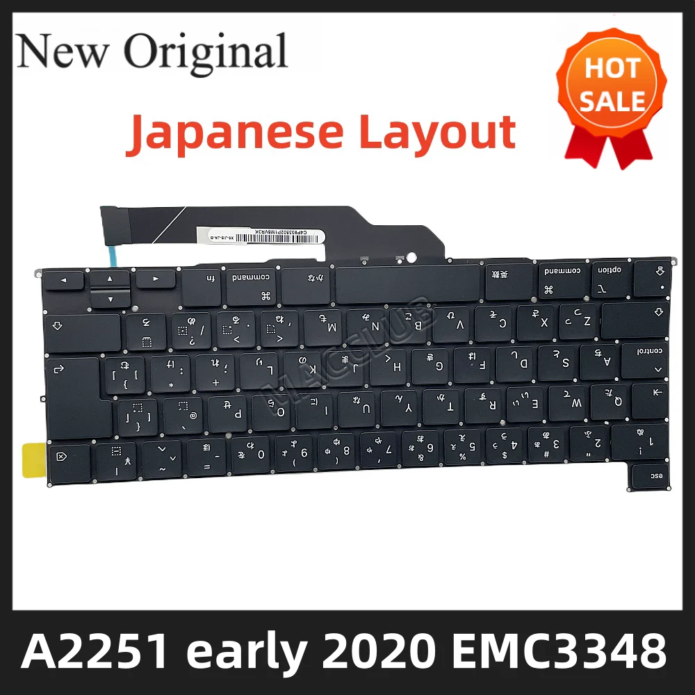 

A2251 Japanese Keyboard JP Layout for Macbook Pro Retina 13'' A2251 early 2020 EMC3348 MWP72 BTO//CTO keyboard