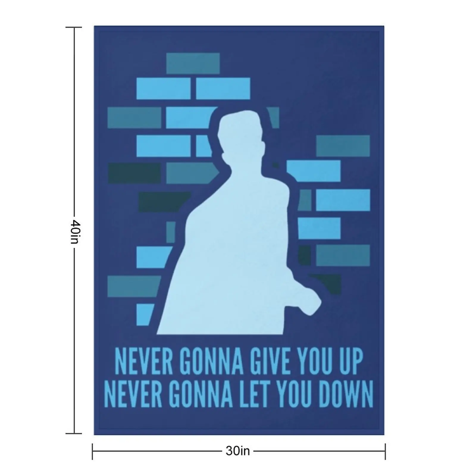 Never Gonna Give You Up Throw Blanket Nap Custom Decorative Beds Weighted Bed Beautifuls Blankets