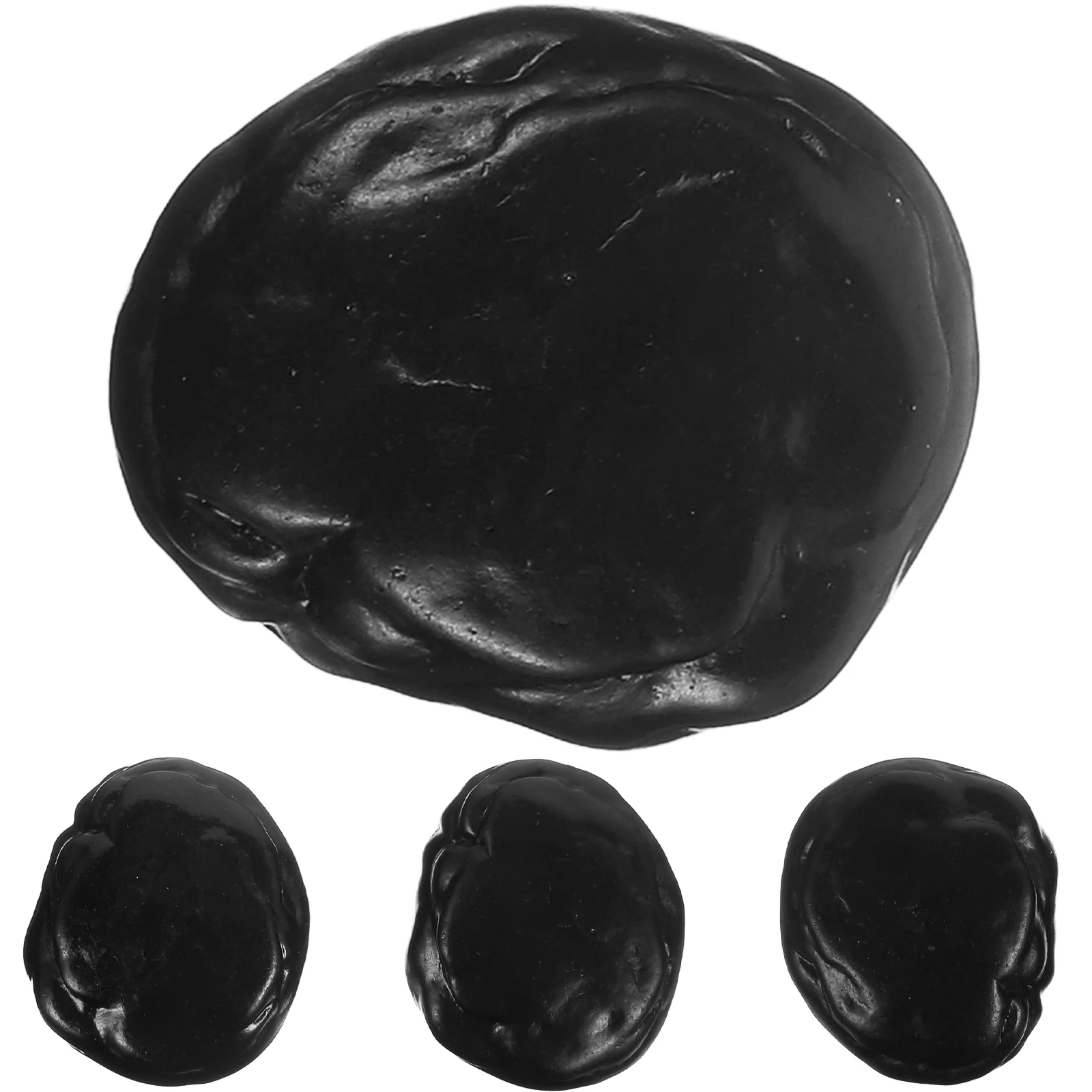 

4 Pcs Ornaments Resin Decor Micro Landscape Gravel Chinese Rock Durable Portable Storage Sand Table Garden Stones