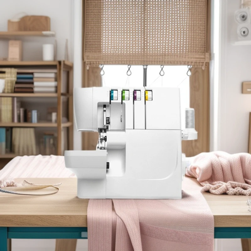 Sewing machine Household four-thread overlock sewing machine Automatic edge locking machine Clothing equipment Electric sewing