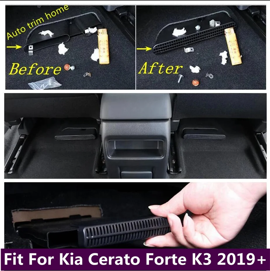 

Seat Under Air Conditioner Outlet AC Vent Duct Anti-blocking Cover Fit For Kia Cerato Forte K3 2019 - 2024 Car Accessories