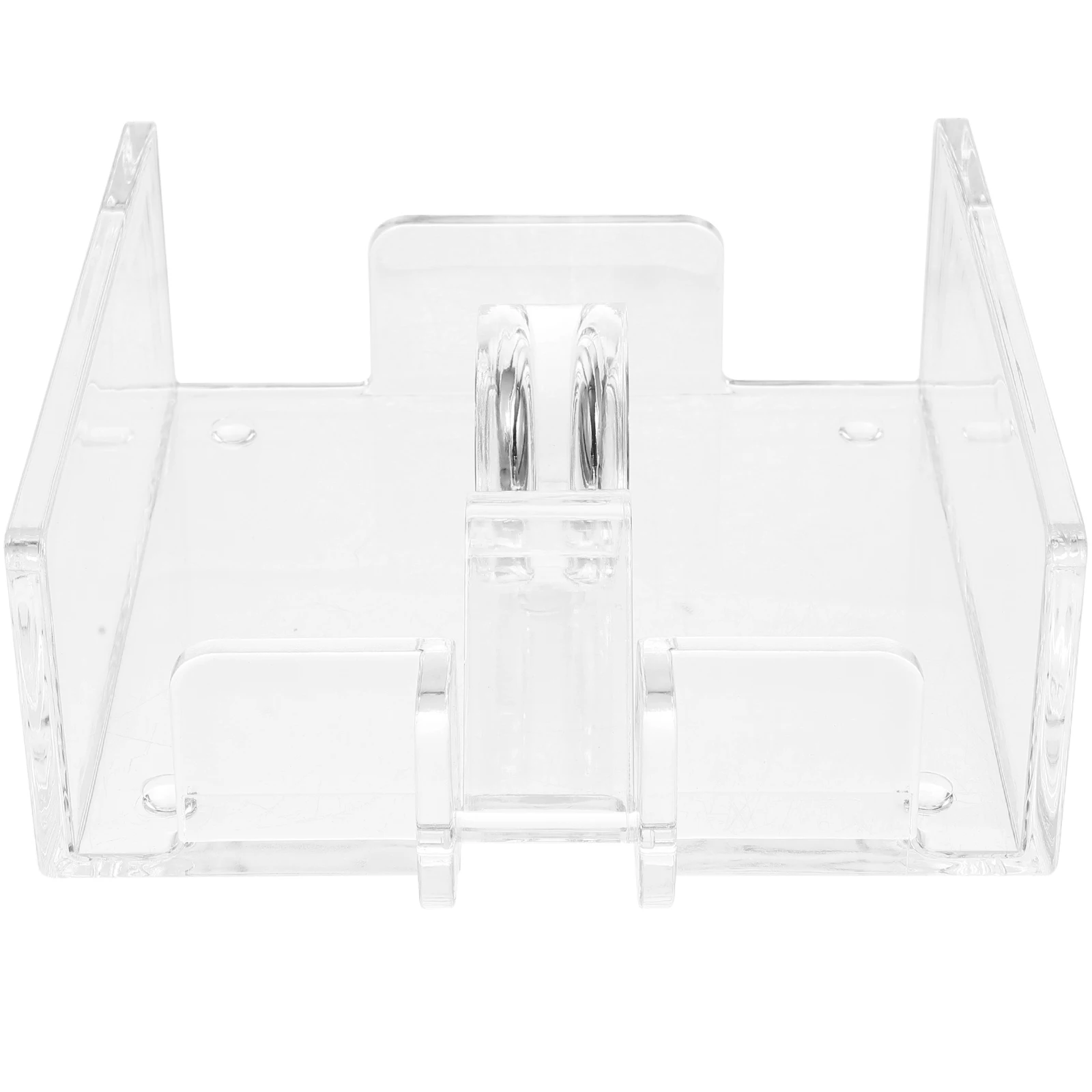 

Acrylic Napkin Holder for Paper Cloth Cocktail Dispenser Kitchen Bathroom Table Home Decor Square Transparent Practical Gift