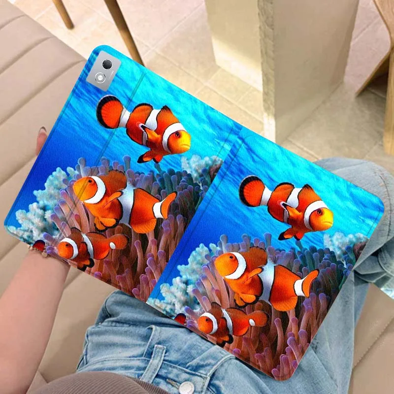 

Ocean Anime Fish Design For Legion Xiaoxin Pad Y700 K10 M10 P11 K11 Pro Plus 10.6 11.5 Inch 2021 2023 2025 Tablet Case
