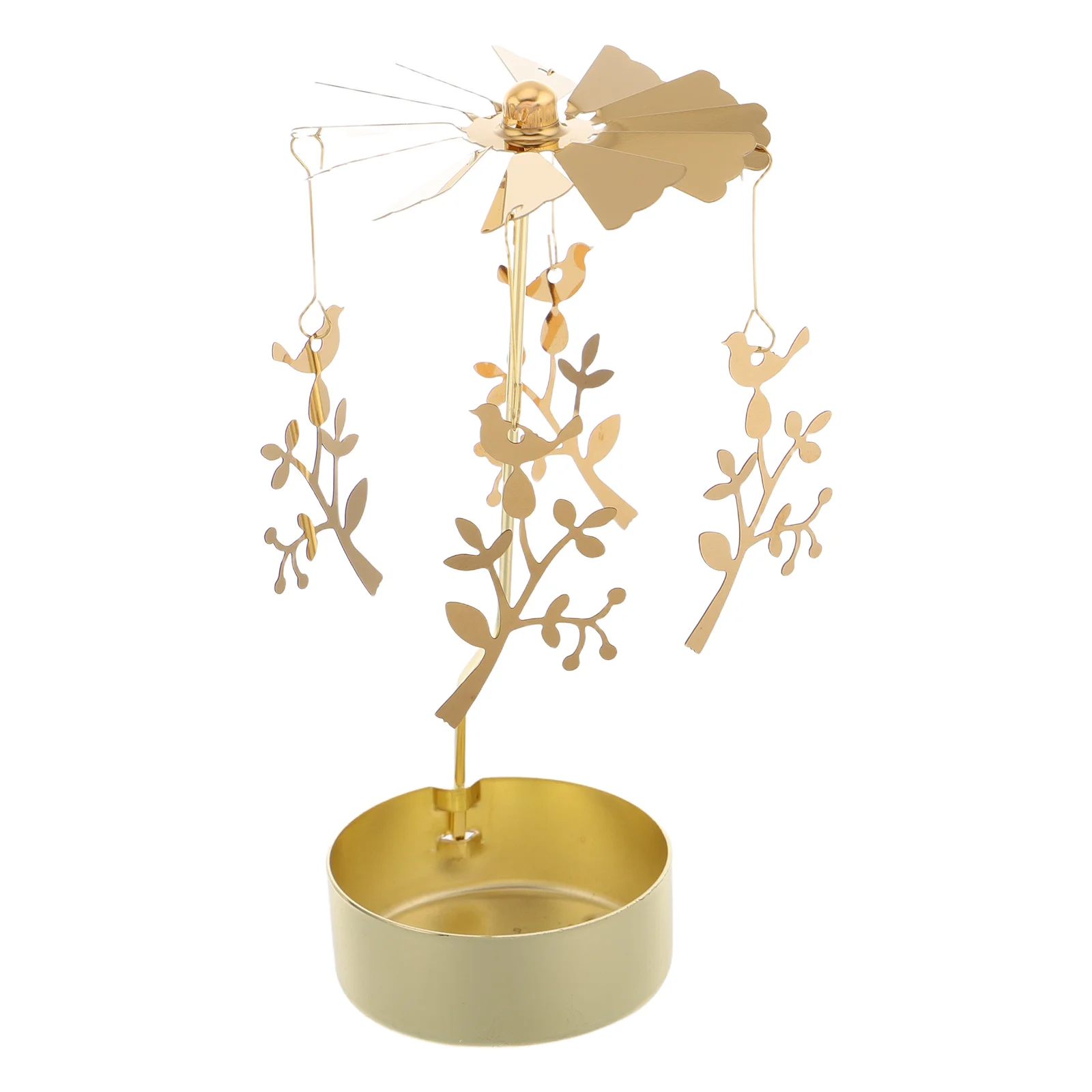 حامل دوار معدني ضوء دوار للمنزل عيد الميلاد الجدول المركزية الديكور عيد الميلاد ديكور للطاولات #1