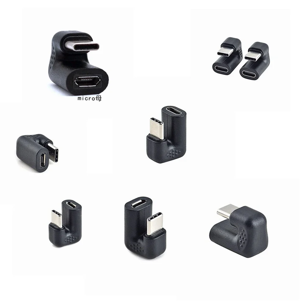USB 2.0 TYPE-C Stecker auf Micro5p TYPE-C weiblich Android Telefon Tablet Ellenbogen Datenübertragung Spiel Ladeadapter Stecker