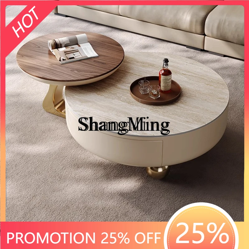 

ZYY home high value living room home lighting luxury high-end new creative antique solid wood coffee table