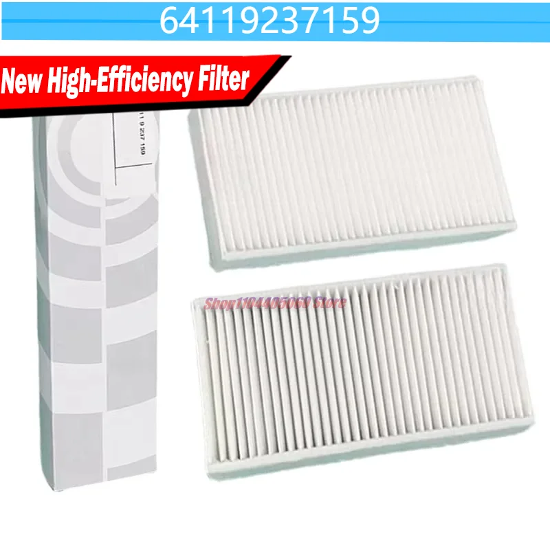 2Pcs Cabin Filter Air Conditioner 64119237159 For BMW X3 X4 F25 F26 18d 20i 20d 28i 30d 35d 35i M40i Car Cabin Filter