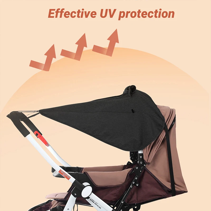 Cochecito de bebé Universal a prueba de viento, impermeable, protección UV, cubierta parasol para niños, cochecitos de bebé, accesorios para actividades al aire libre en coche