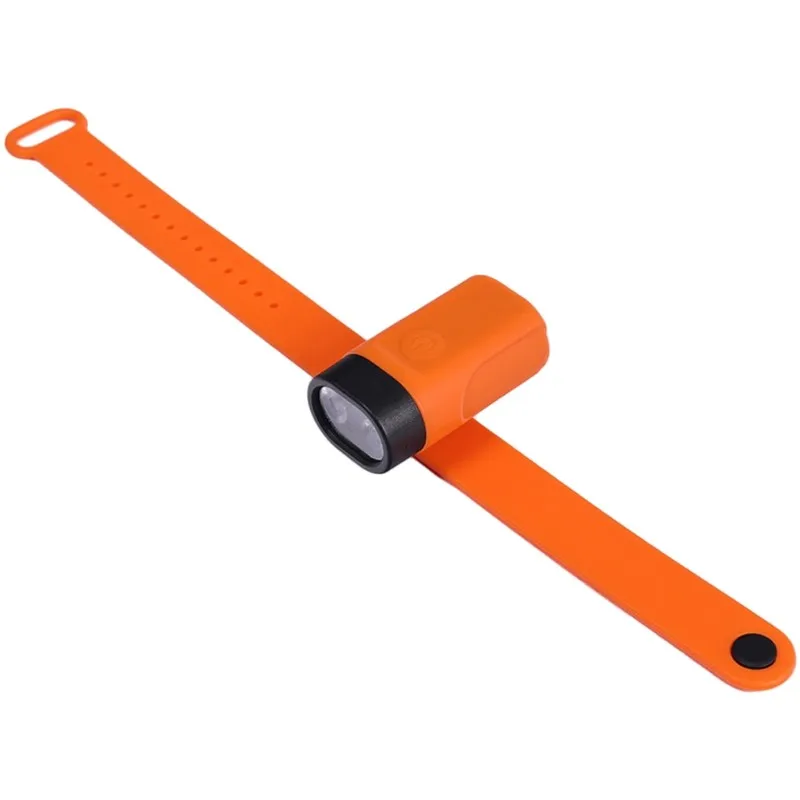 Black USB Rechargeable Light Camping Night Running Light Reliable Performance Secure Buckle System Strobe Settings