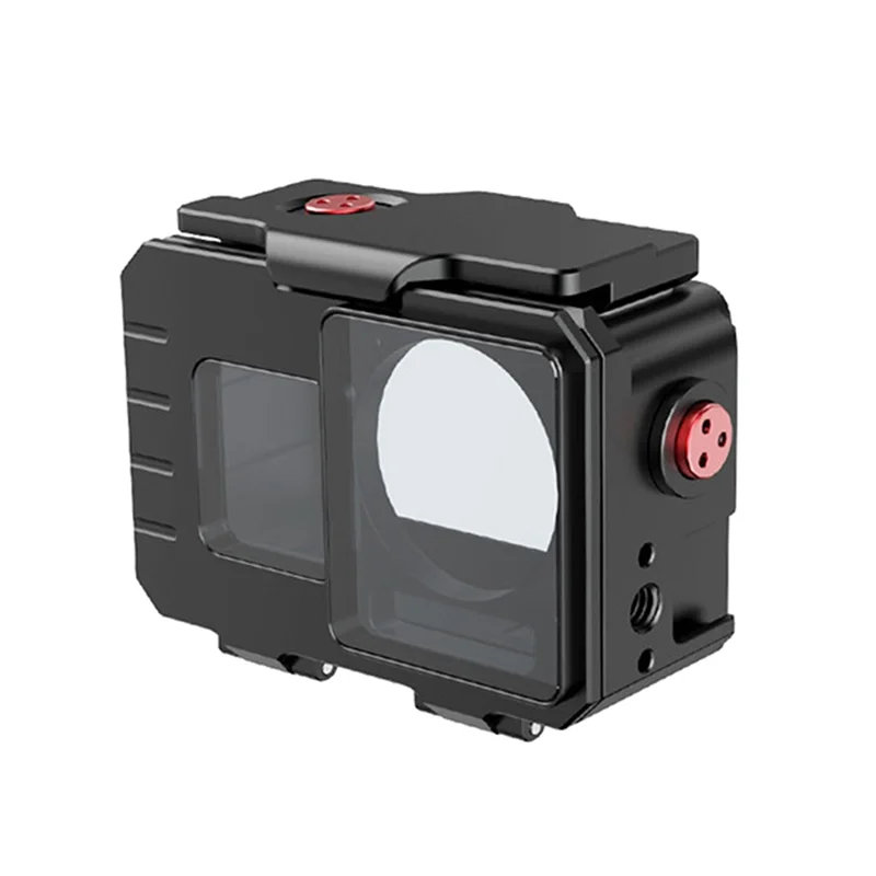 B68C Underwater Protective Housing Aluminum Alloy Frame Waterproof Diving Case For DJI Action 5 Pro 4 3 80M Dive Accessory