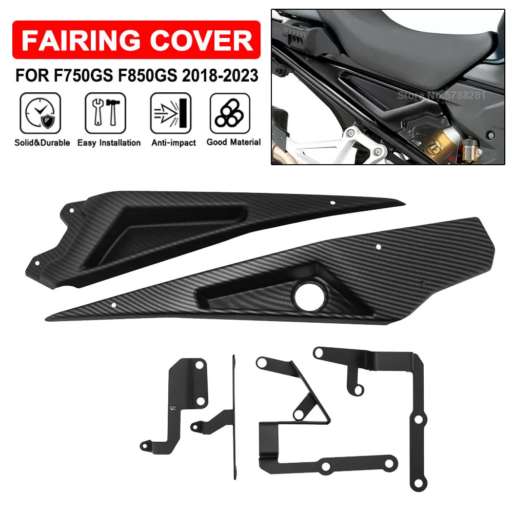 For BMW F850GS F750GS 2018 2019 2020 2021 2022 2023 Motorcycle Upper Side Frame Infill Panels Set Guard Fairing Protector Cover