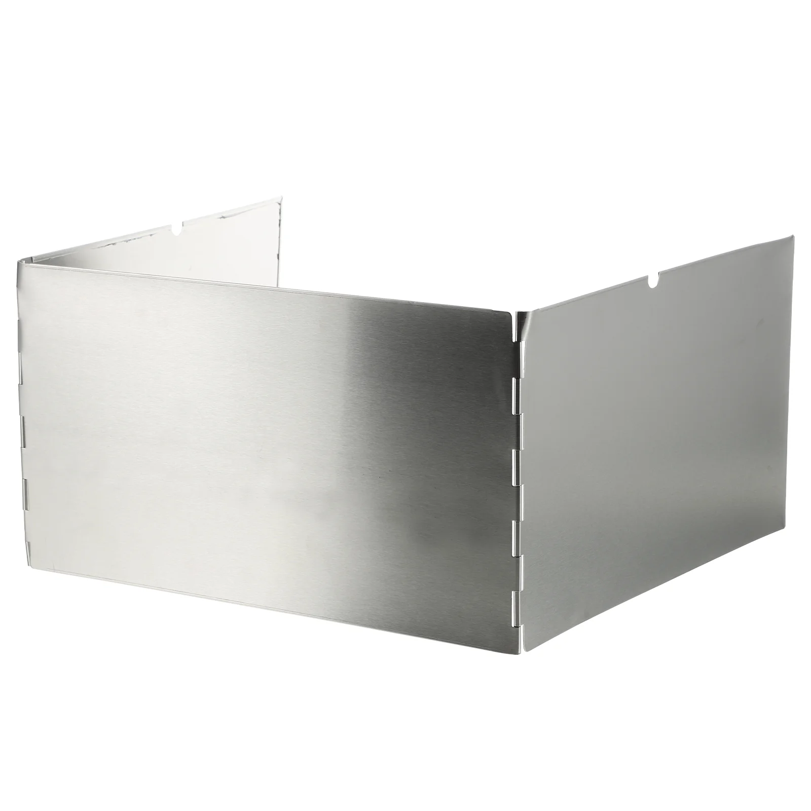 

Портативное ветровое стекло для кемпинга, мини-плита, складной экран, ветровое стекло из нержавеющей стали для улицы