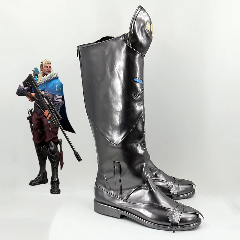 Sova Cosplay Schoenen Pu Lederen Schoenen Valorant Cosplay Rekwisieten Halloween Carnaval Laarzen Op Maat Gemaakt