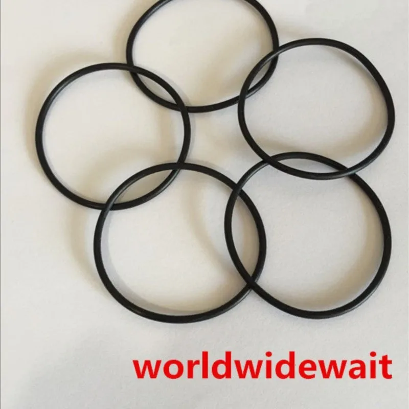 5Lots 125/130/135/145/150/155/160/165/170mm Outside Dia 3.5mm Thick Rubber Oil Filter Seal Gaskets Black